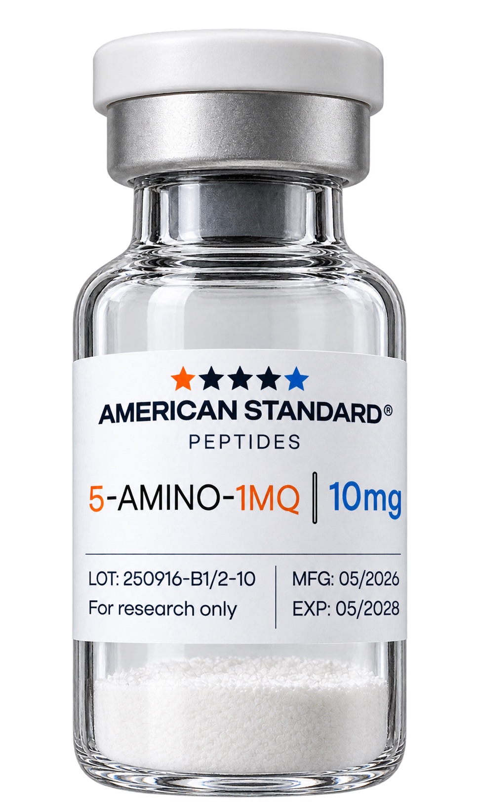 Peptide 5-AMINO-1MQ 5 — флакон лиофилизата AMERICAN STANDARD PEPTIDES