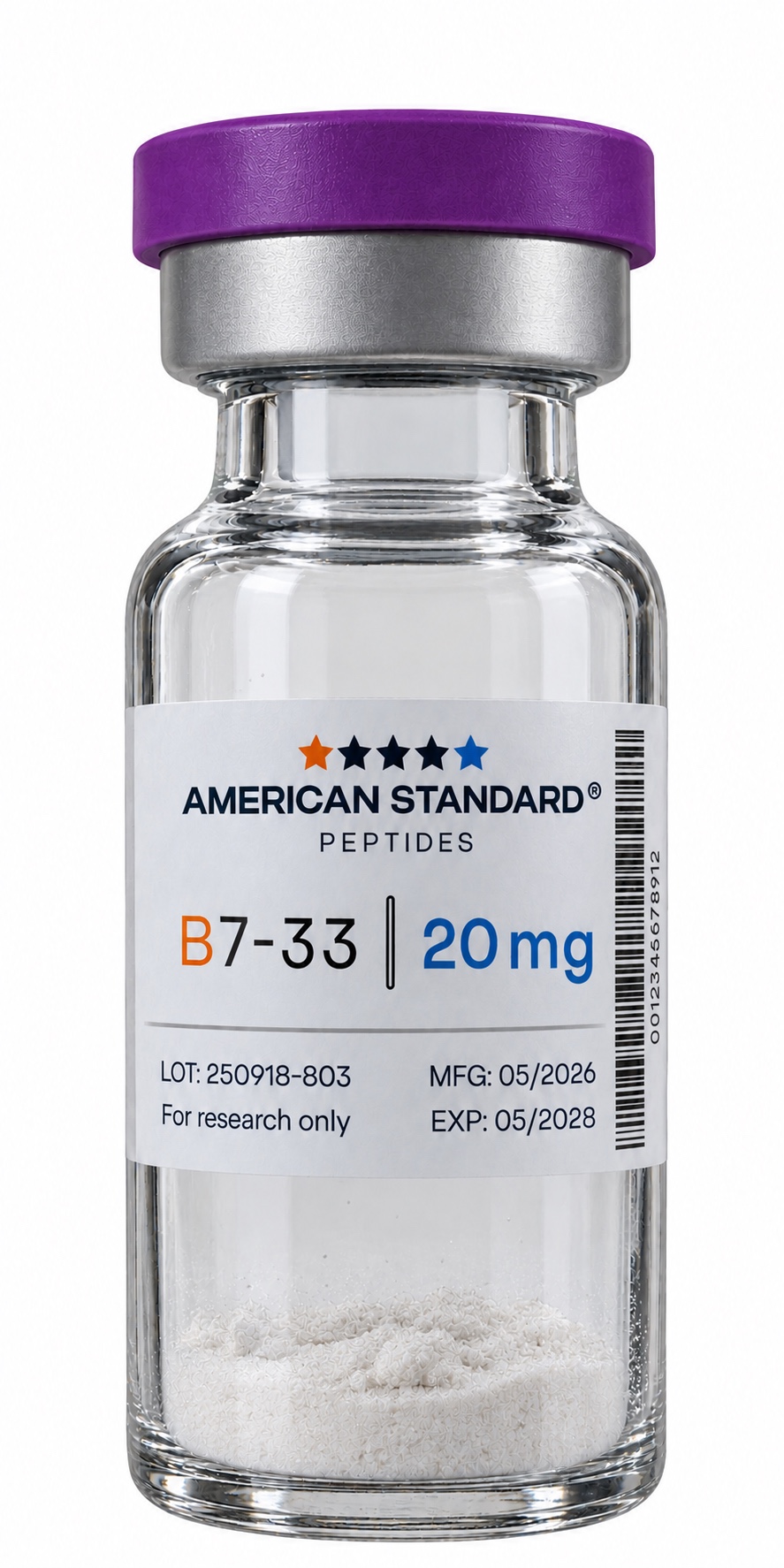 B7-33 Peptide 5 — флакон лиофилизата AMERICAN STANDARD PEPTIDES