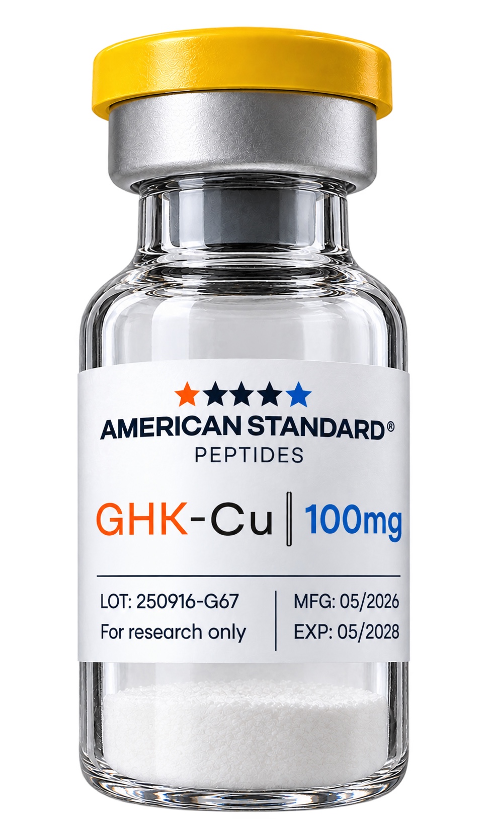 GHK-cu peptide 100 — флакон лиофилизата AMERICAN STANDARD PEPTIDES
