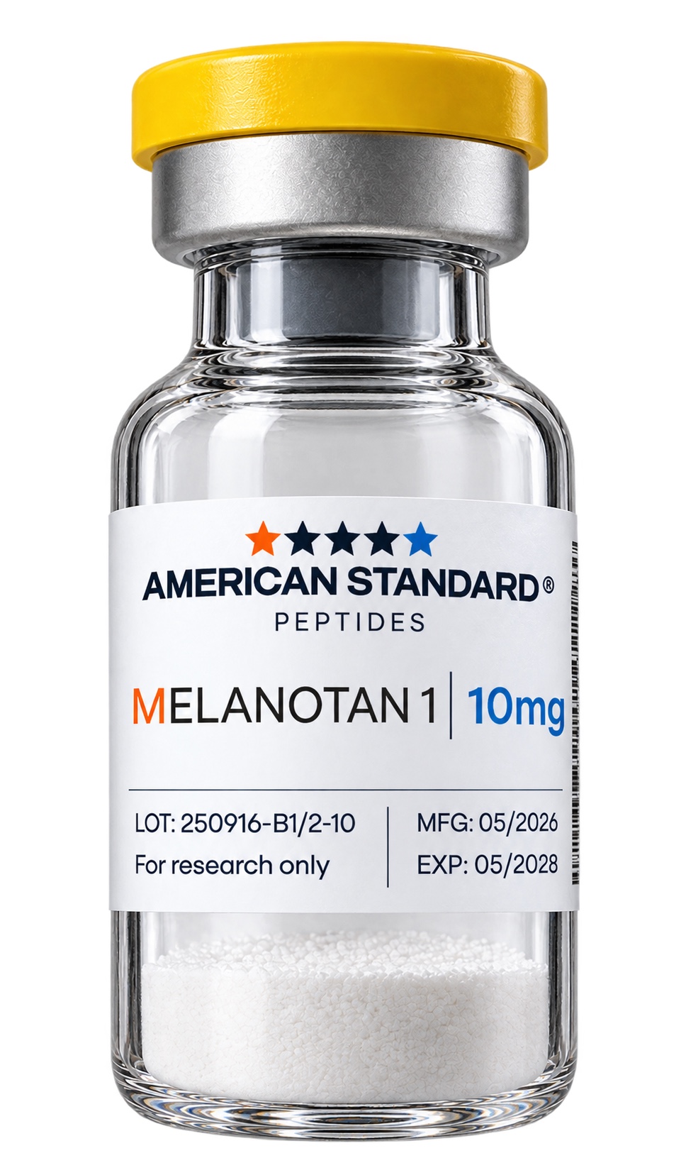 Melanotan 1 10 — флакон лиофилизата AMERICAN STANDARD PEPTIDES