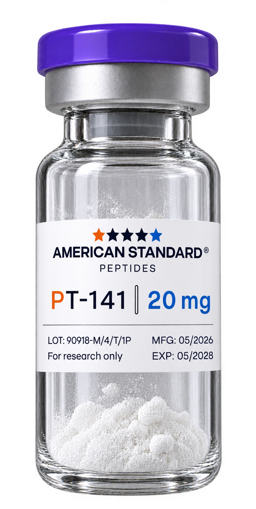 PT-141 (BREMELANOTIDE) 5 — флакон лиофилизата AMERICAN STANDARD PEPTIDES