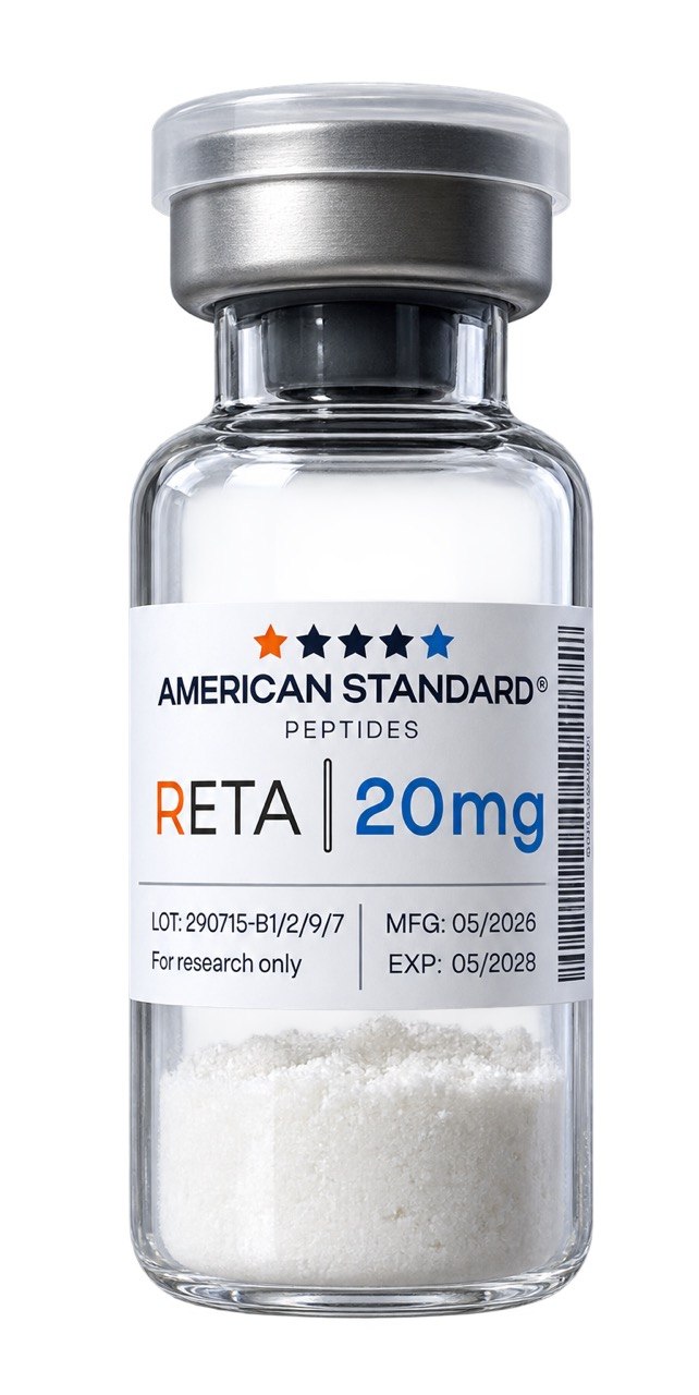 Retatrutide 5 mg — флакон лиофилизата AMERICAN STANDARD PEPTIDES
